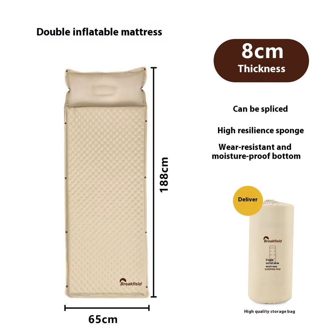 Matelas gonflable double 193×134 cm, confort et isolation