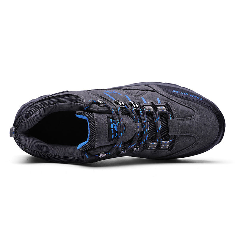 Chaussures randonnée basses cuir velours – adhérence sûre