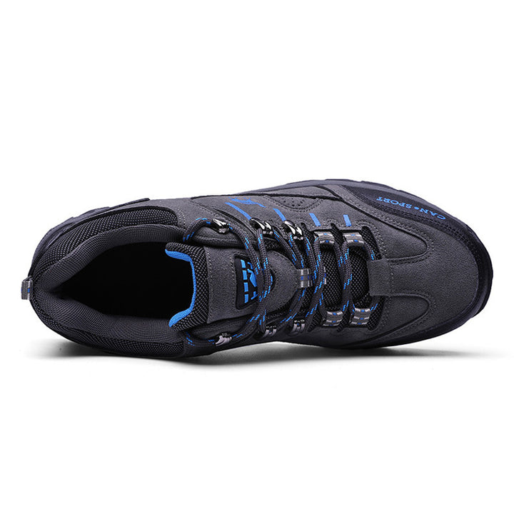 Chaussures randonnée basses cuir velours – adhérence sûre