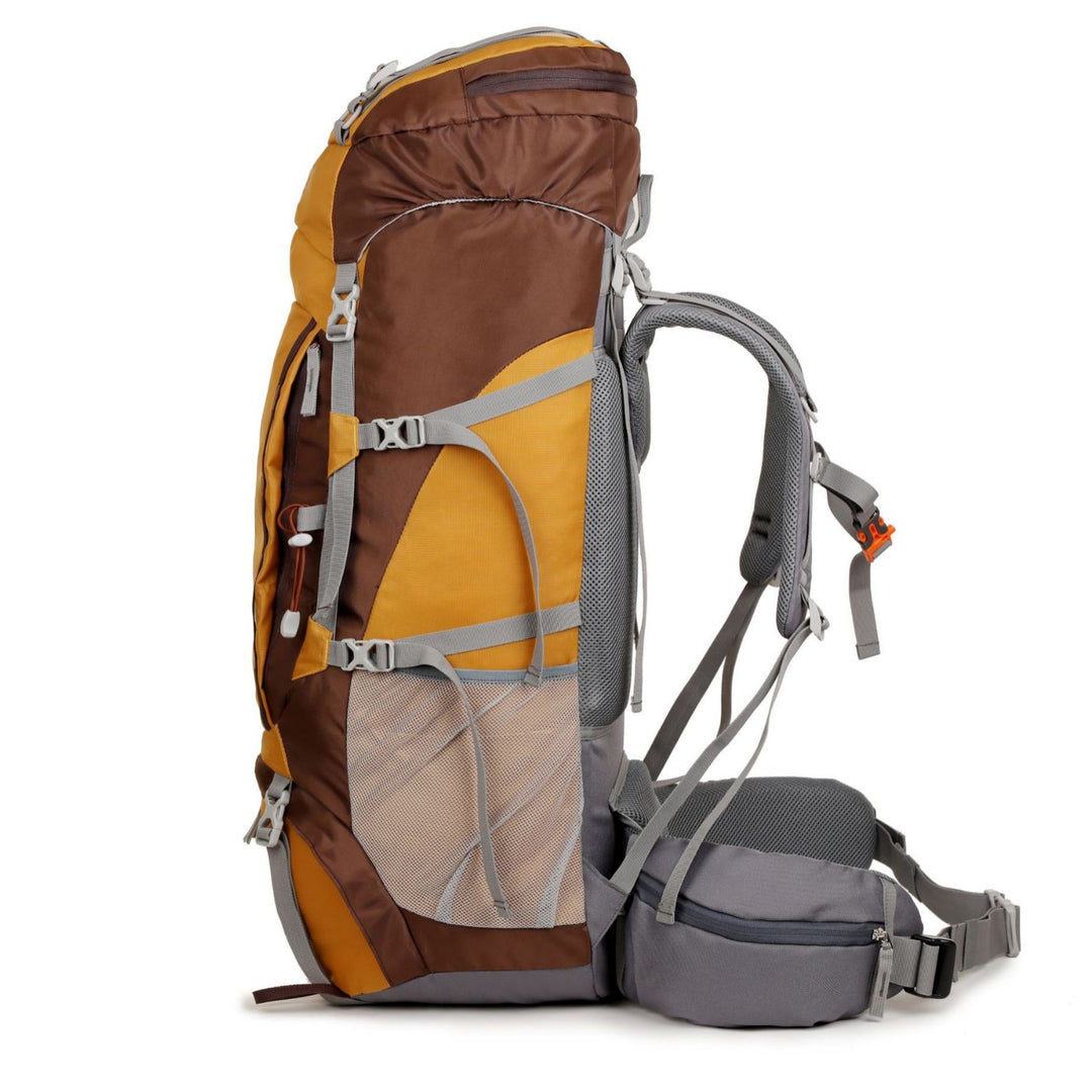 Sac à dos randonnée 75L étanche avec housse pluie intégrée