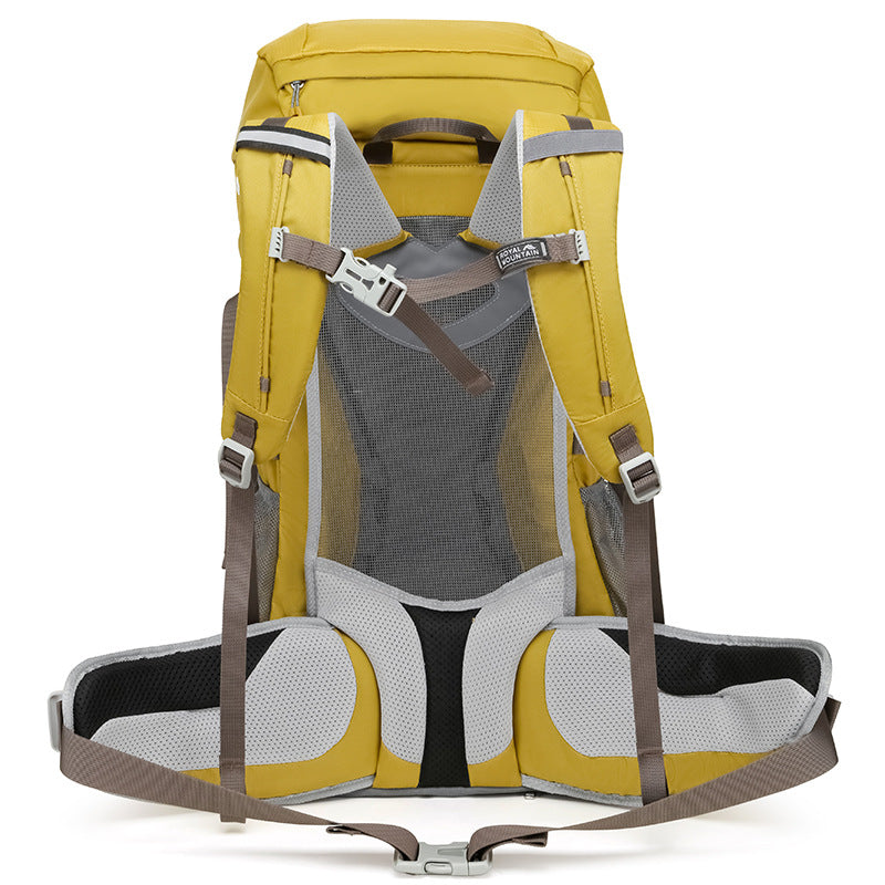 Sac à dos randonnée 50+5 L nylon, dos aéré ROYAL MOUNTAIN