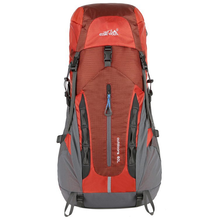 Sac à dos randonnée 60–75L étanche, dos aéré multipoche