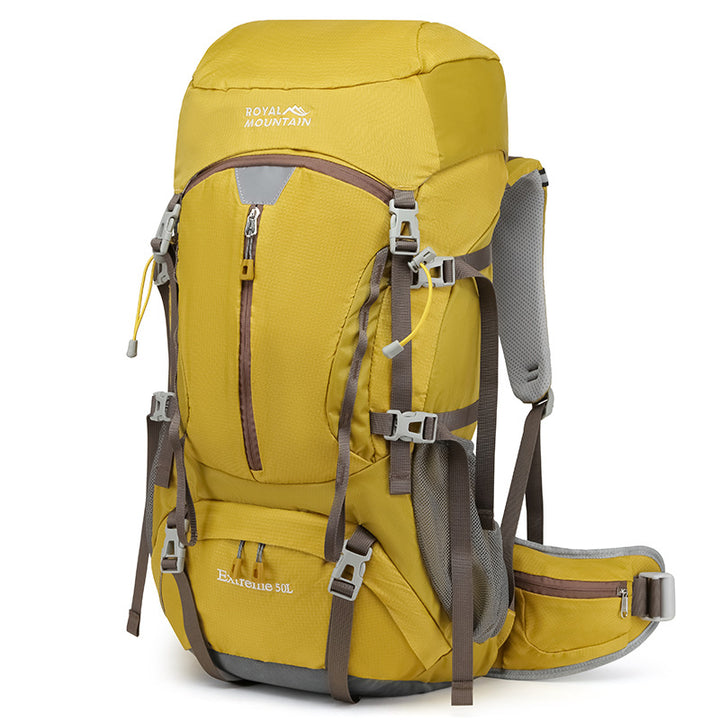 Sac à dos randonnée 50+5 L nylon, dos aéré ROYAL MOUNTAIN