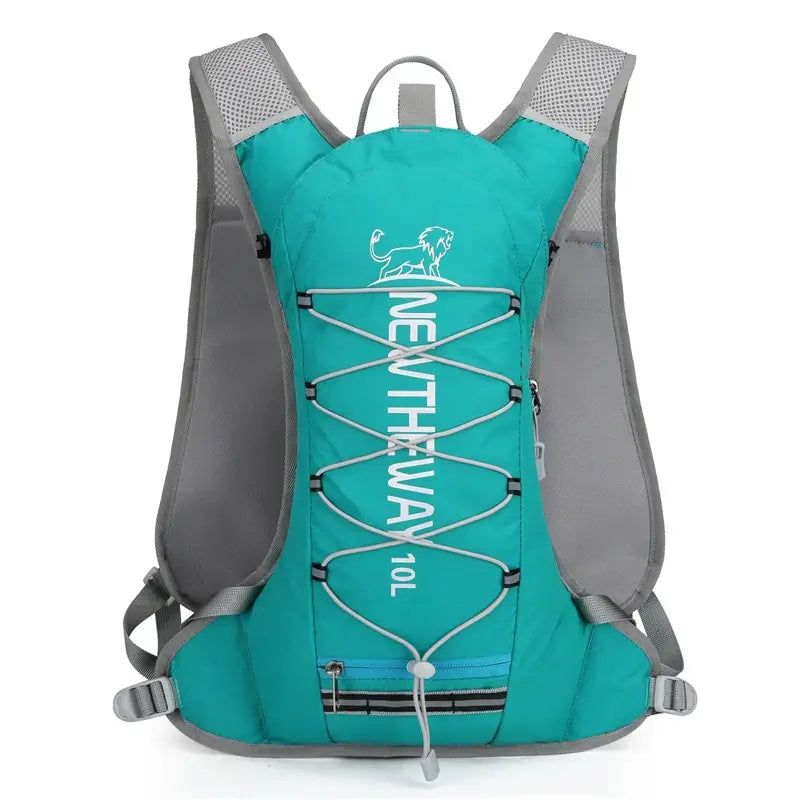 Sac turquoise compact et ergonomique pour hydratation en mouvement – NEWTHEWAY