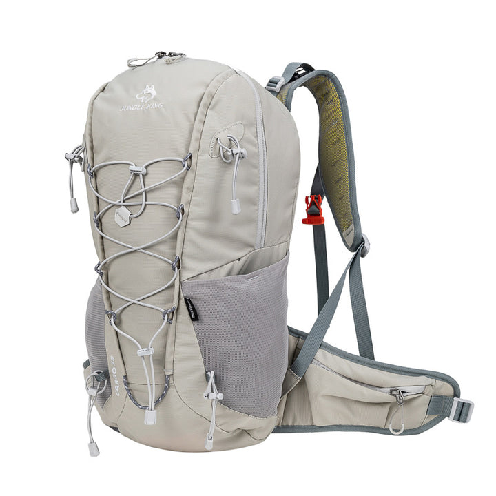 25L hiking backpack with nylon and ventilated back