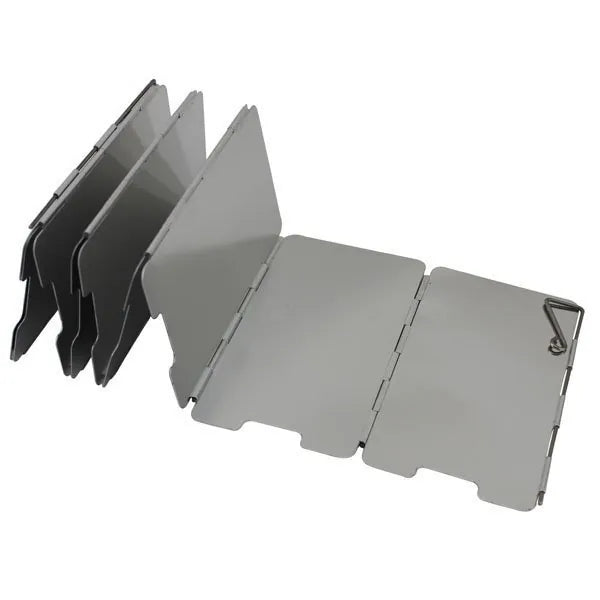 Pare-vent pliable pour cuisine outdoor, format compact rangé