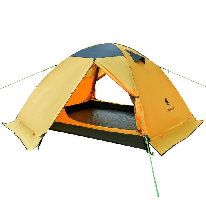Tente 2 places double toit, polyester 210T et sol Oxford 210D