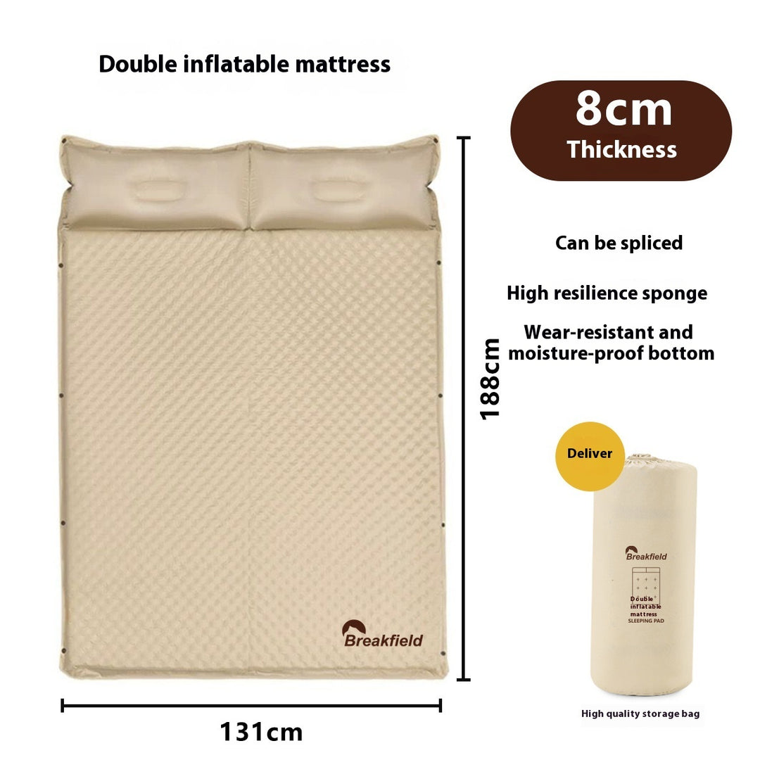 Matelas gonflable double 193×134 cm, confort et isolation