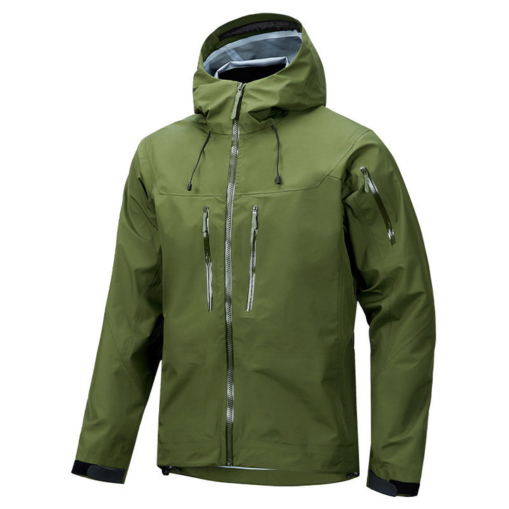 Veste hardshell imperméable homme 3 couches, capuche