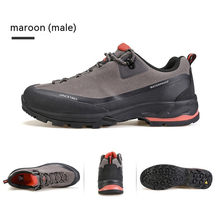 Chaussures basses randonnée et escalade respirantes antidérapantes