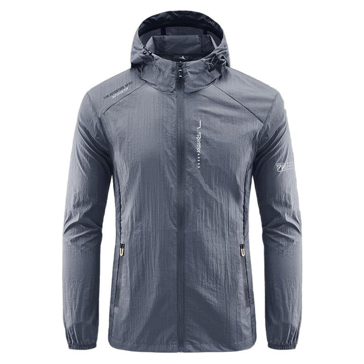 Veste anti-UV capuche homme zippée, ultra légère M–5XL