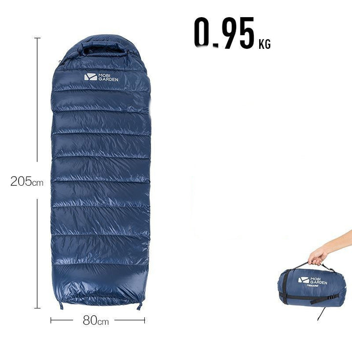 Sac de couchage momie duvet – chaud, compact et léger