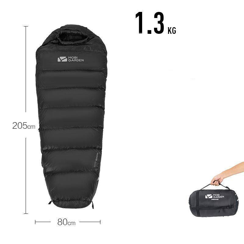 Sac de couchage momie duvet – chaud, compact et léger