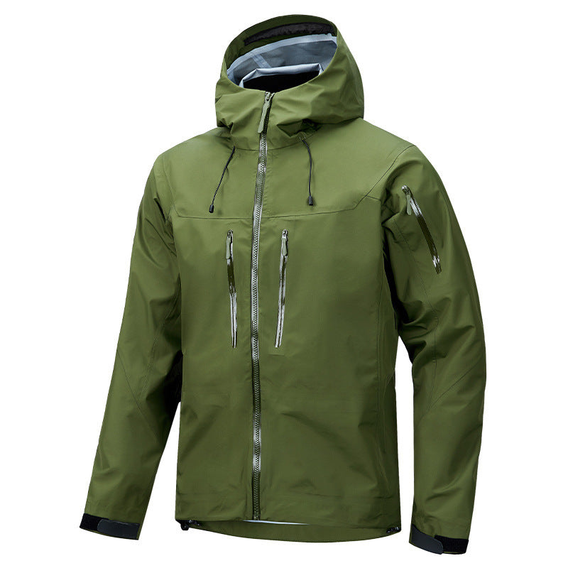 Veste hardshell imperméable homme 3 couches, capuche