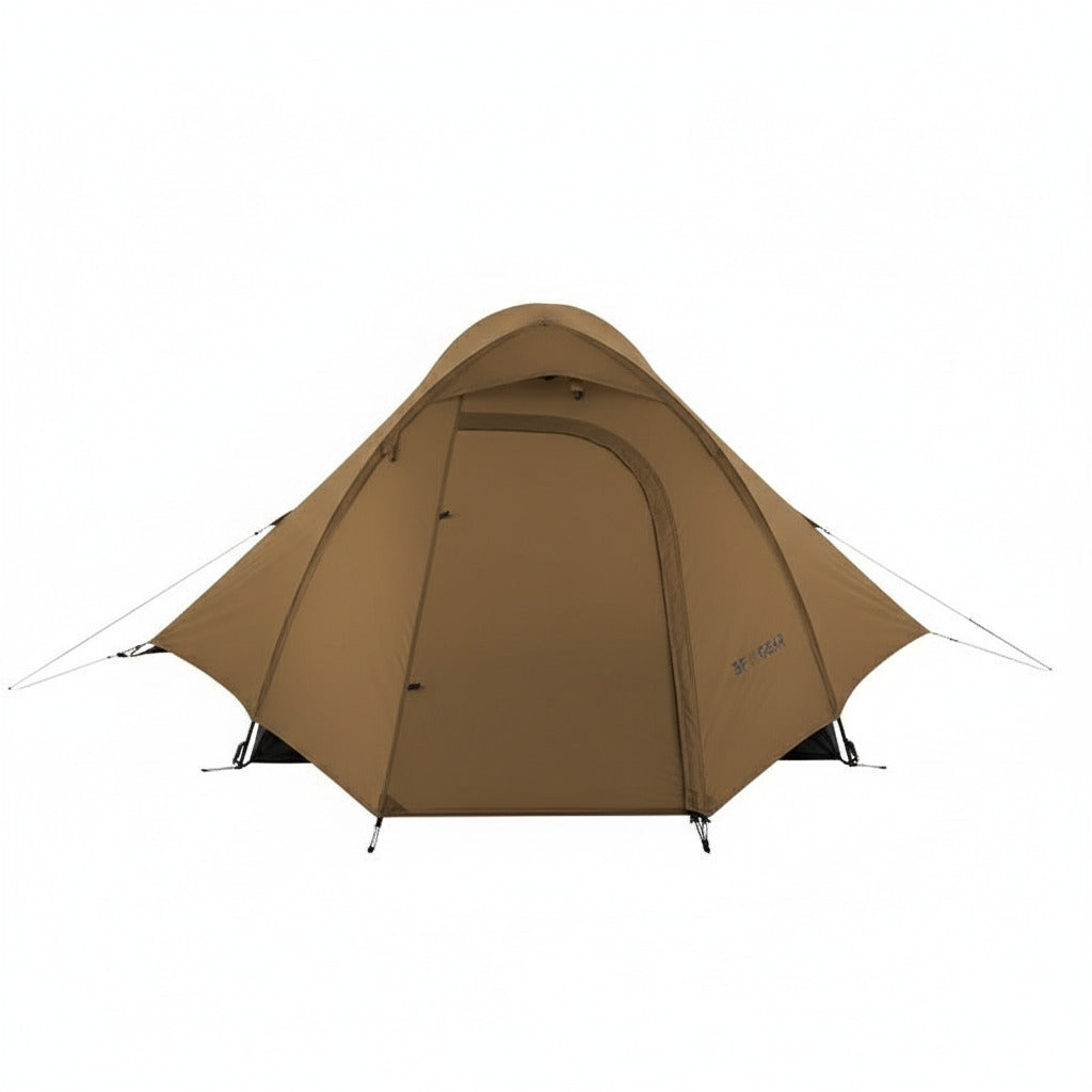 Tente 2 places 3 saisons aluminium 210T avec tapis de sol