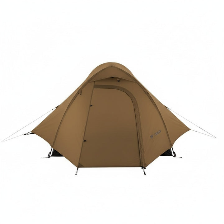 Tente 2 places 3 saisons aluminium 210T avec tapis de sol