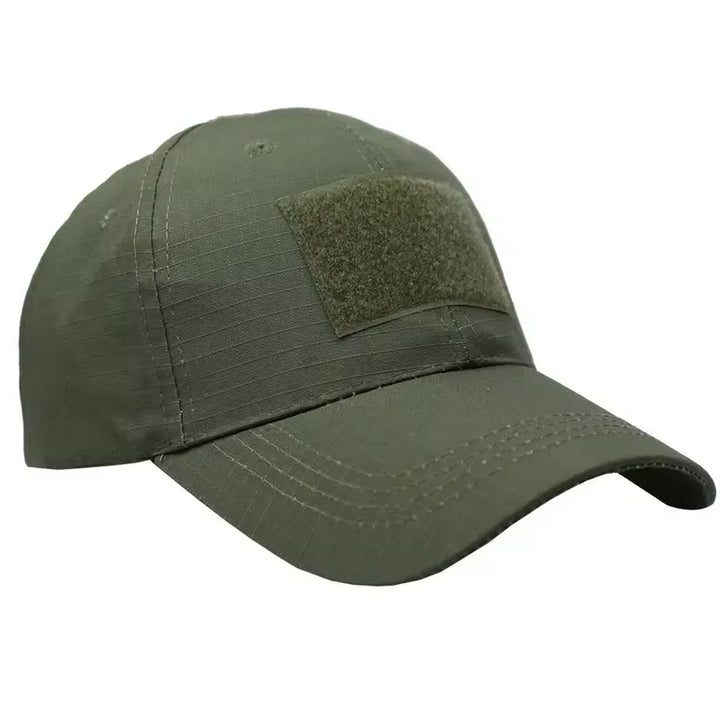Casquette kaki en tissu ripstop idéale pour la randonnée.