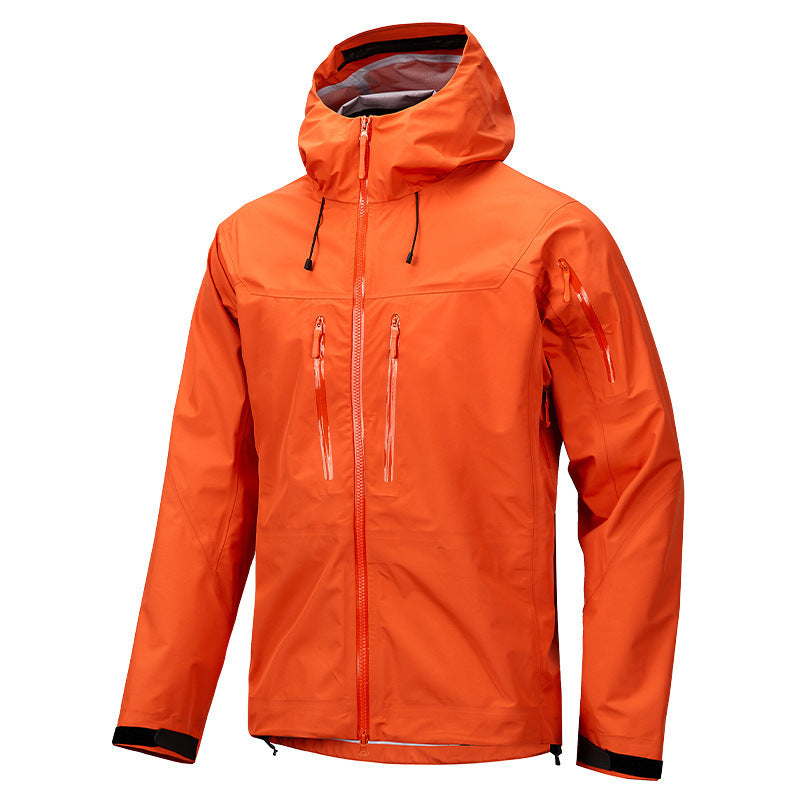 Veste hardshell imperméable homme 3 couches, capuche