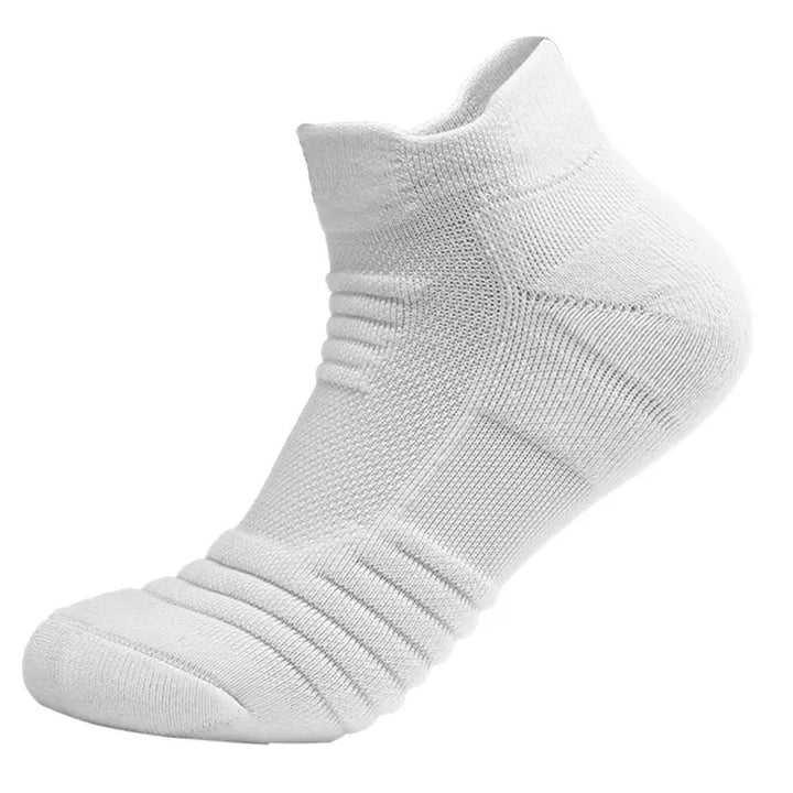 Chaussette respirante blanche pour randonnée.
