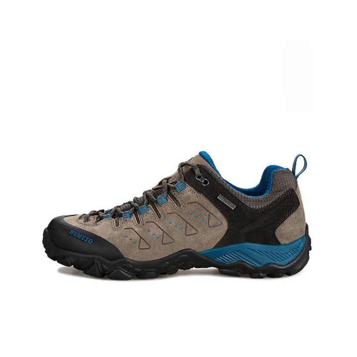 Chaussure de randonnée beige pour homme Humtto, idéale pour les terrains variés.
