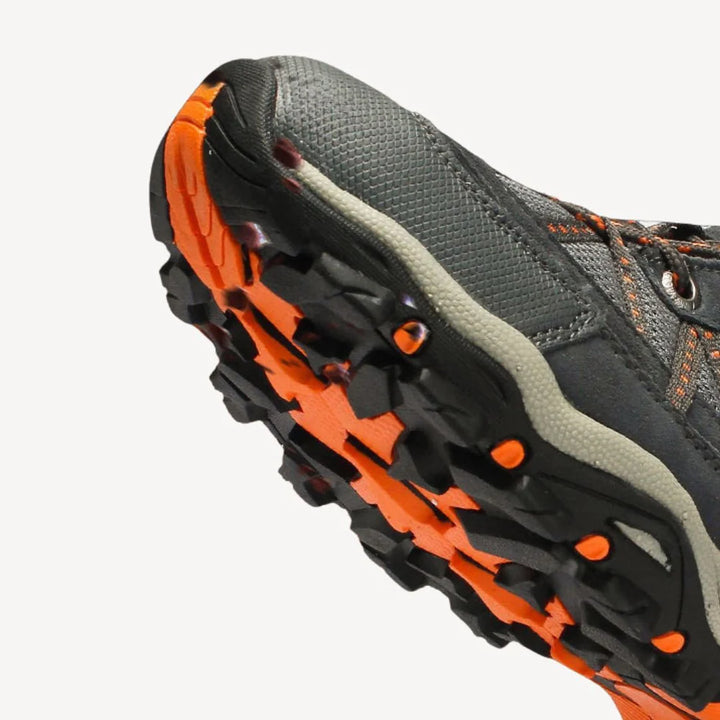 Chaussures de randonnée basses suède mesh, semelle MD+ caoutchouc