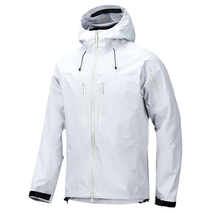 Veste hardshell imperméable homme 3 couches, capuche