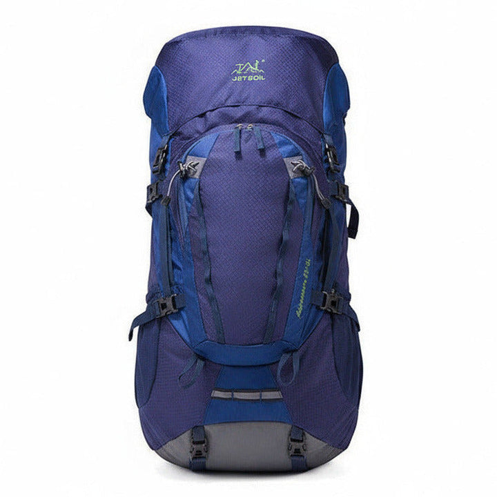 Sac à dos randonnée 60 L étanche sans armature, multipoche