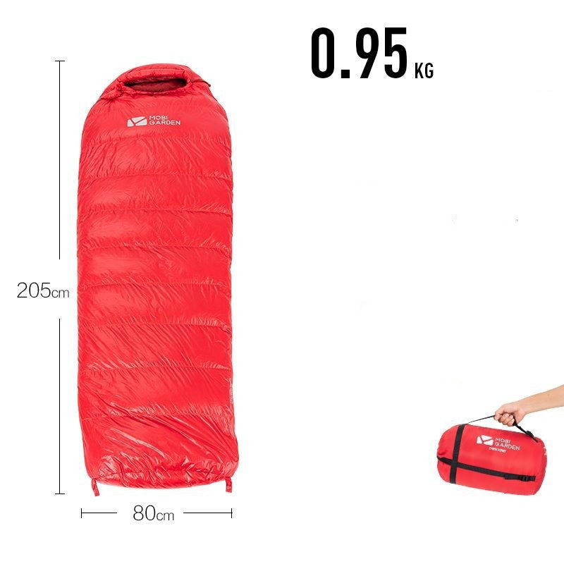 Sac de couchage momie duvet – chaud, compact et léger