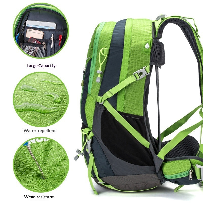 Sac à dos randonnée 45L imperméable avec housse pluie