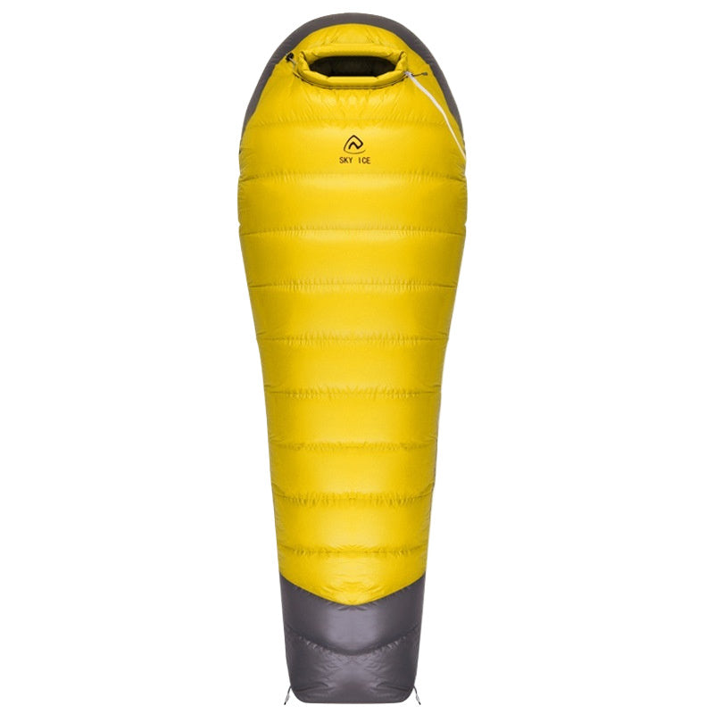 Sac de couchage duvet d’oie 400T 20D momie 0 à −5 °C