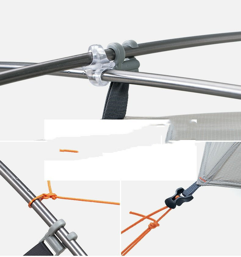 Tente 1–2 places ultralégère autoportante 15D siliconée