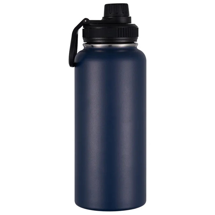 Gourde isotherme inox pour randonnée – bleu.