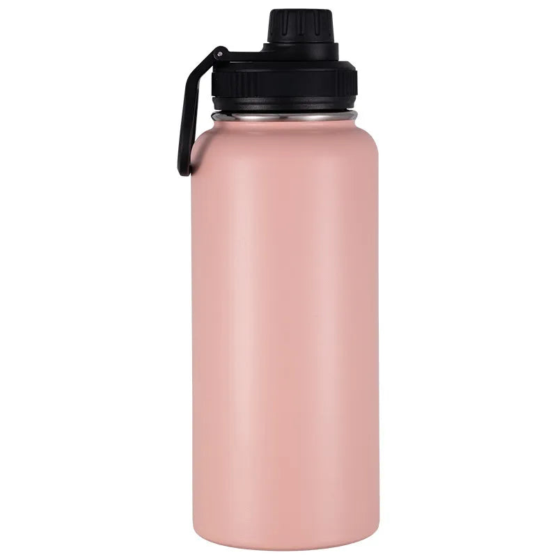 Gourde isotherme inox pour randonnée – rose.