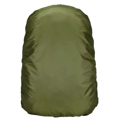 Housse de sac à dos imperméable olive, ultra légère et résistante, protège votre sac de la pluie en randonnée, camping et bivouac.