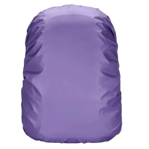 Housse de sac à dos imperméable violet, ultra légère et résistante, protection élégante et efficace pour randonnée, camping et bivouac.