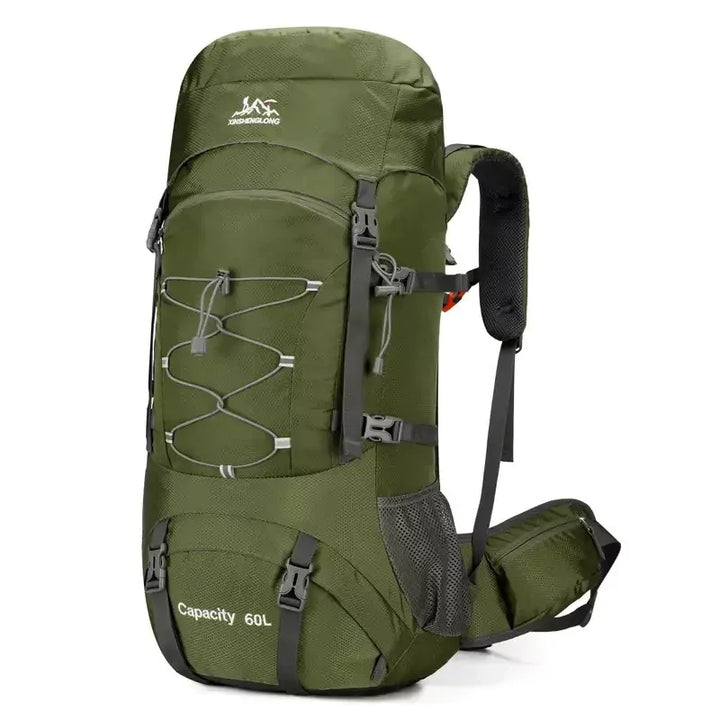 Sac à dos randonnée 60L imperméable avec housse, 1,1 kg