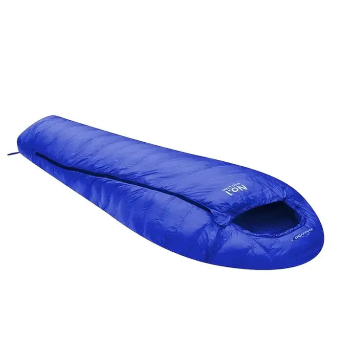 Sac de couchage momie synthétique, zip diagonal, 0 à −22 °C