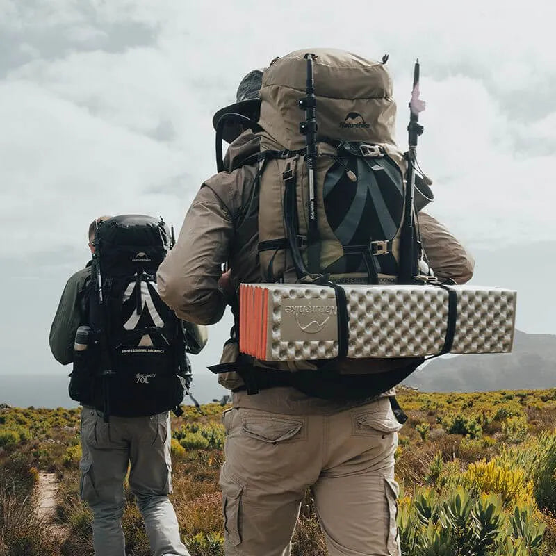 Sac à dos bivouac 70L cadre externe aéré, nylon ripstop