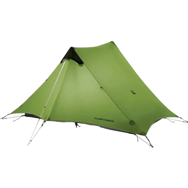 Tente ultralégère 1 à 2 personnes 15D silnylon, montage bâtons