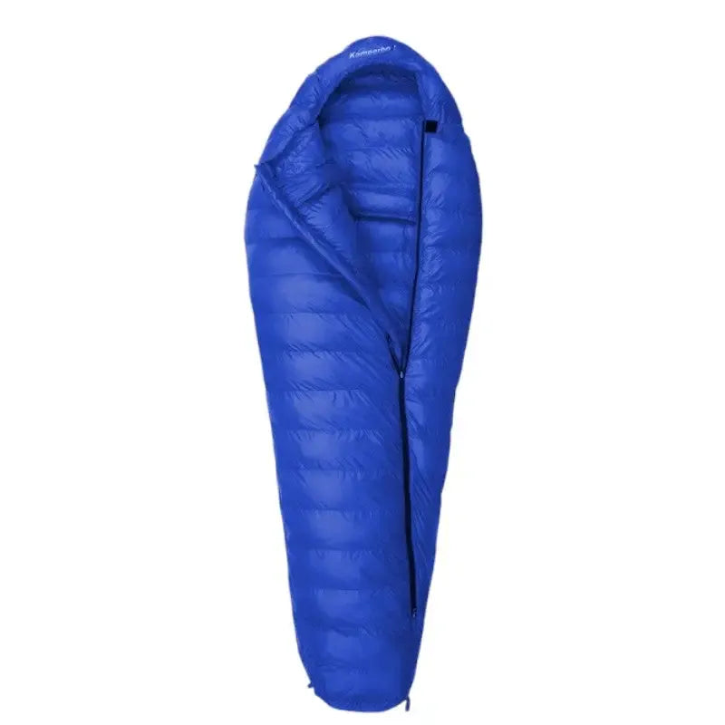Sac de couchage momie synthétique, zip diagonal, 0 à −22 °C