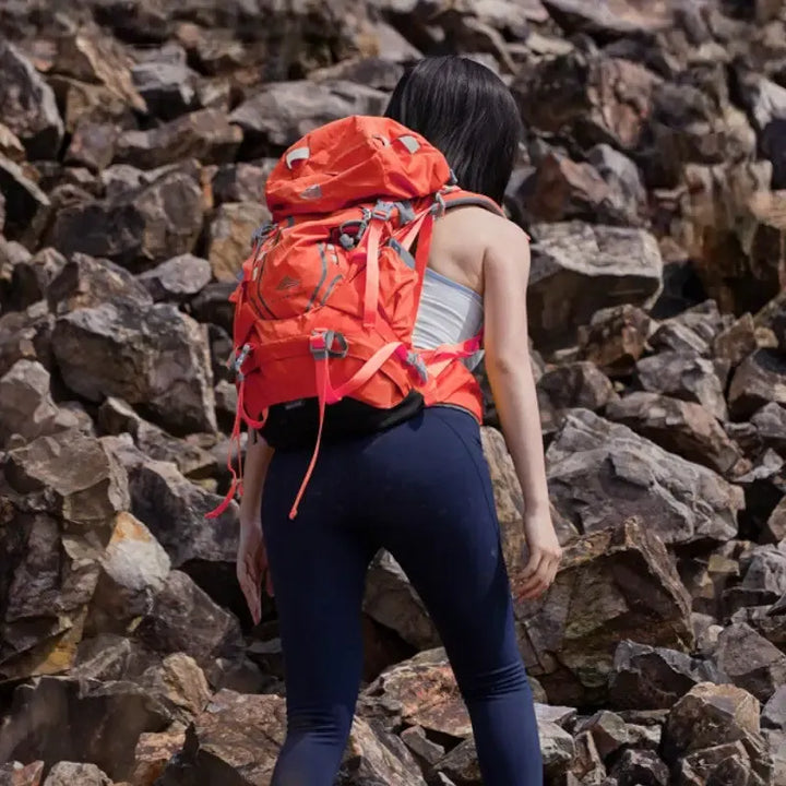 Sac à dos randonnée 35+5 L dos filet aéré, 1,0 kg