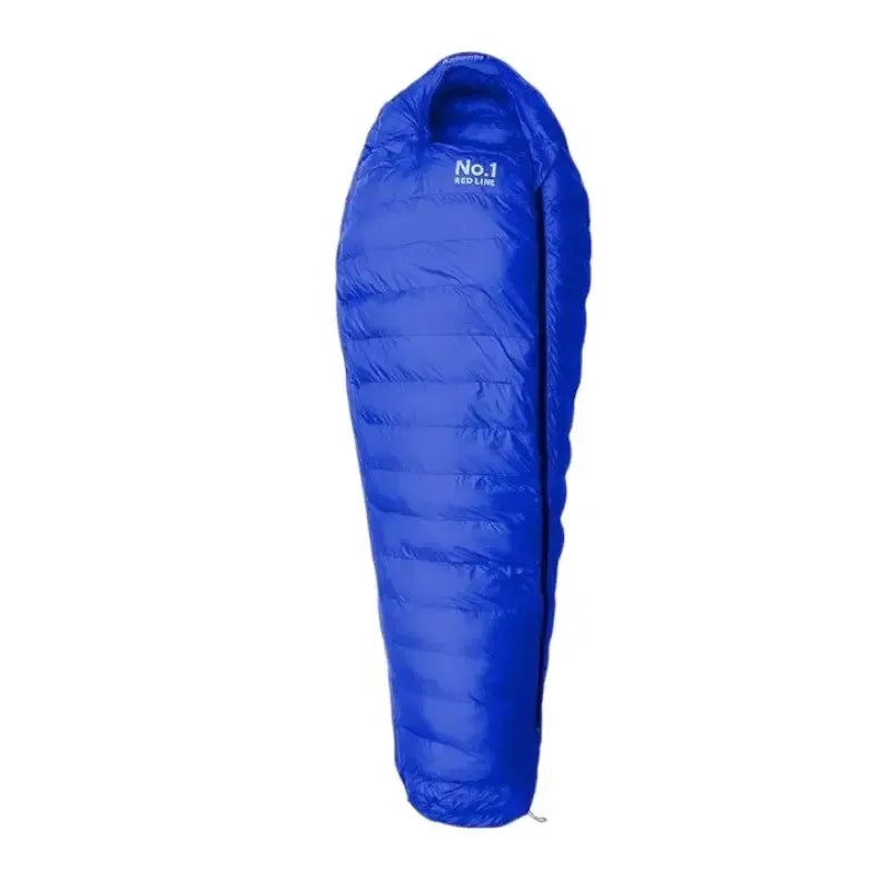 Sac de couchage momie synthétique, zip diagonal, 0 à −22 °C