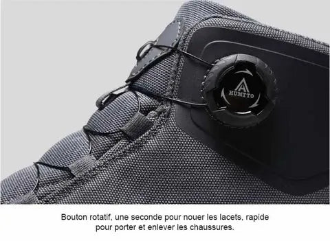 Chaussures randonnée mid-cut à serrage rapide à molette