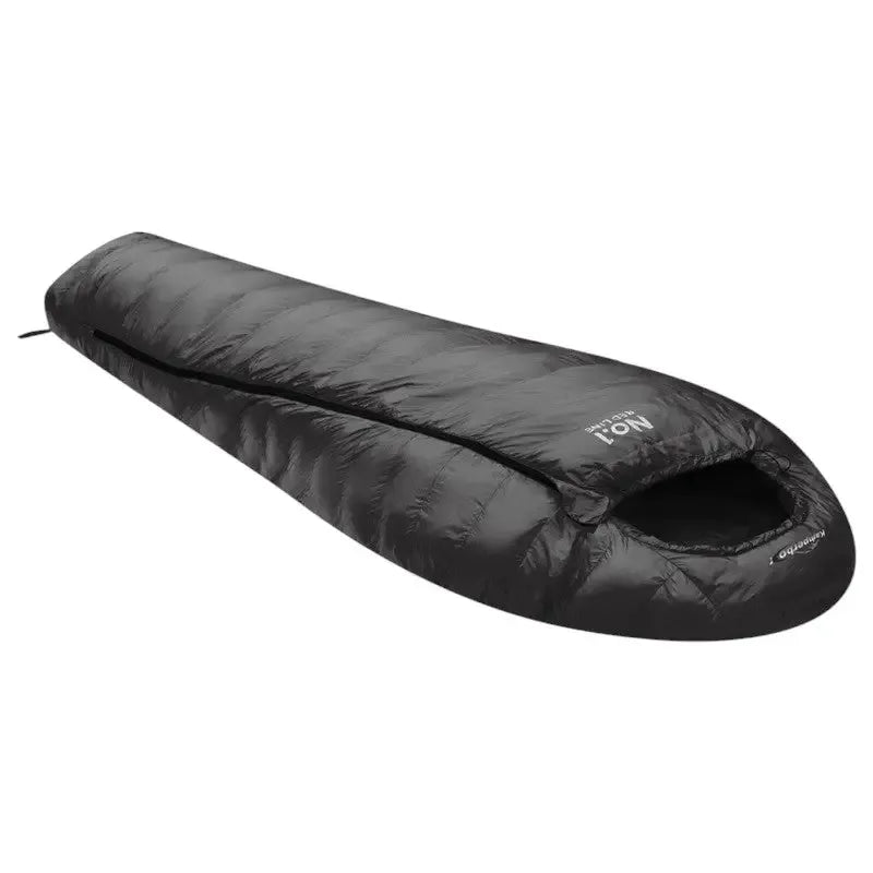 Sac de couchage momie synthétique, zip diagonal, 0 à −22 °C