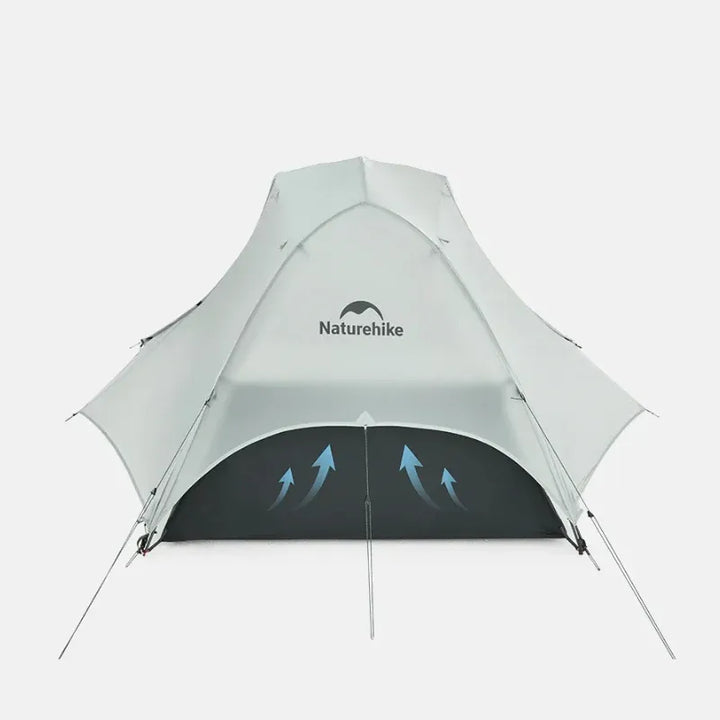 Tente ultralégère camping 2 places 15D silnylon, arceaux alu 7001