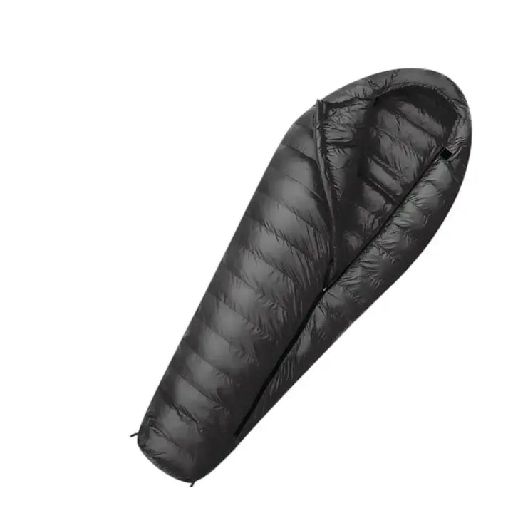 Sac de couchage momie synthétique, zip diagonal, 0 à −22 °C