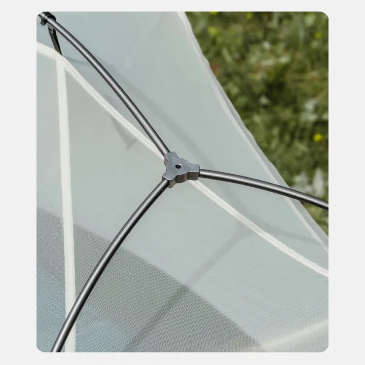 Tente ultralégère camping 2 places 15D silnylon, arceaux alu 7001