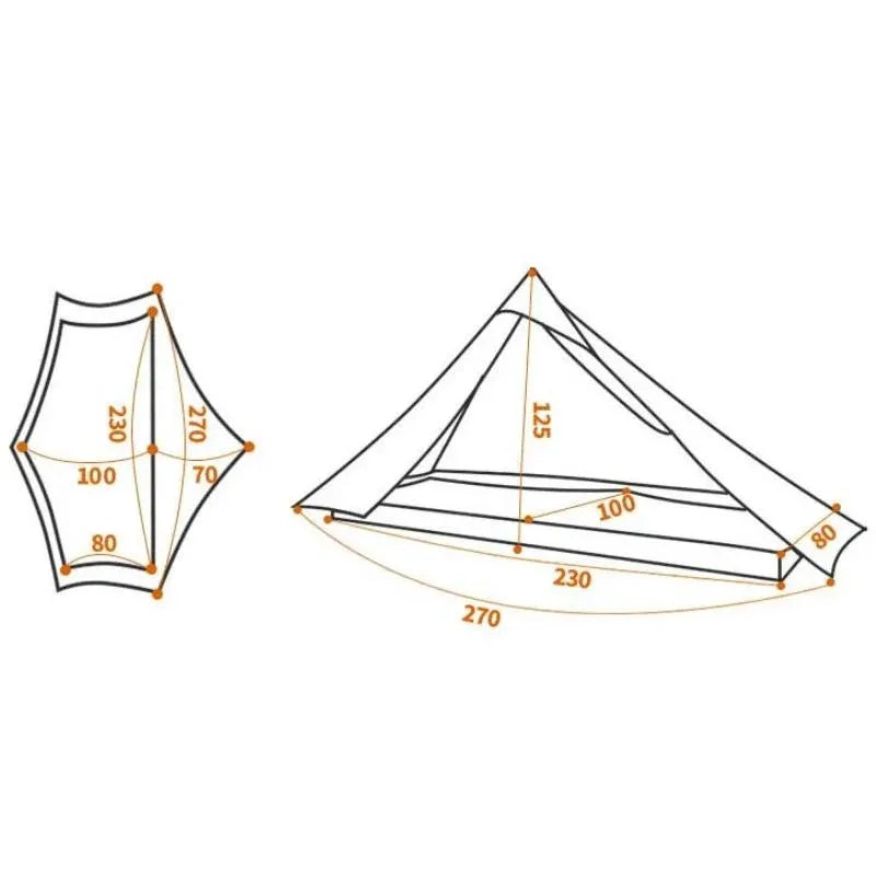 3f ul gear lanshan 1 pro 1 person tent 690 g – 3F UL GEAR Lanshan 1 Pro 20D, compact – Arknor