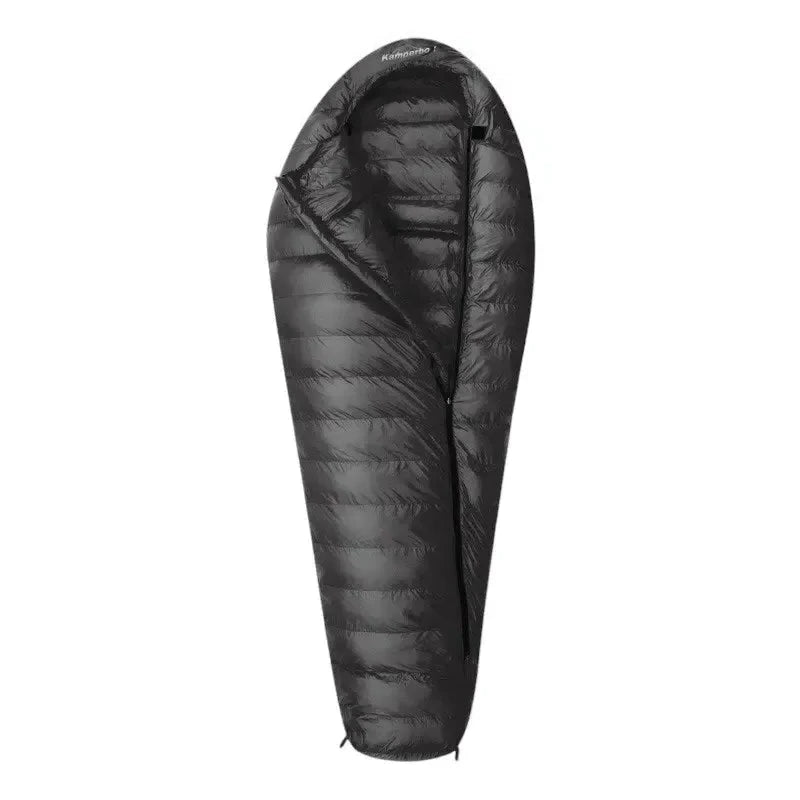 Sac de couchage momie synthétique, zip diagonal, 0 à −22 °C