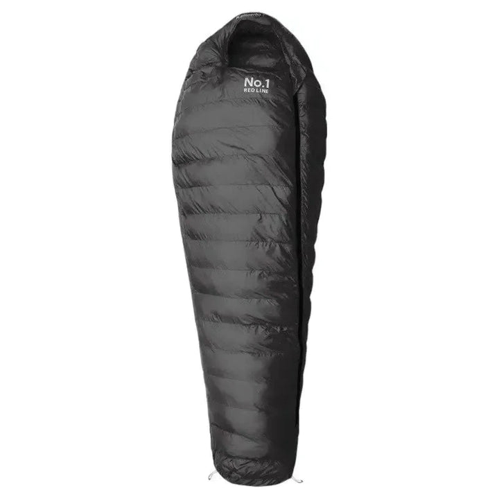 Sac de couchage momie synthétique, zip diagonal, 0 à −22 °C